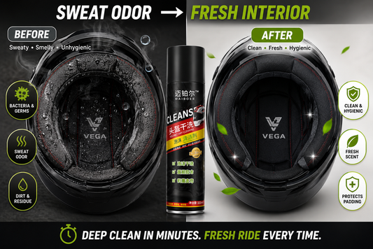 Aero Fresh Helmet Dry-Clean Foam | Now ₹899 + Free Cash on Delivery
