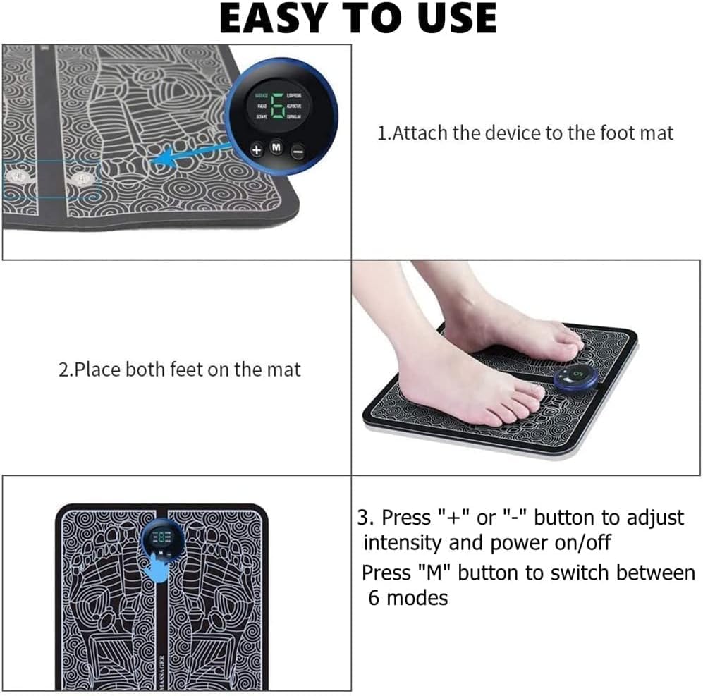 PulseRelief EMS Foot Massager | Free Cash On Delivery + Free Shipping