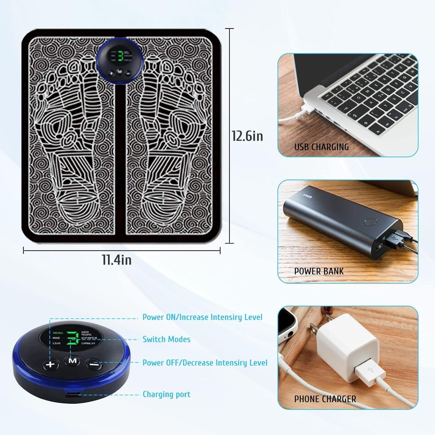 PulseRelief EMS Foot Massager | Free Cash On Delivery + Free Shipping