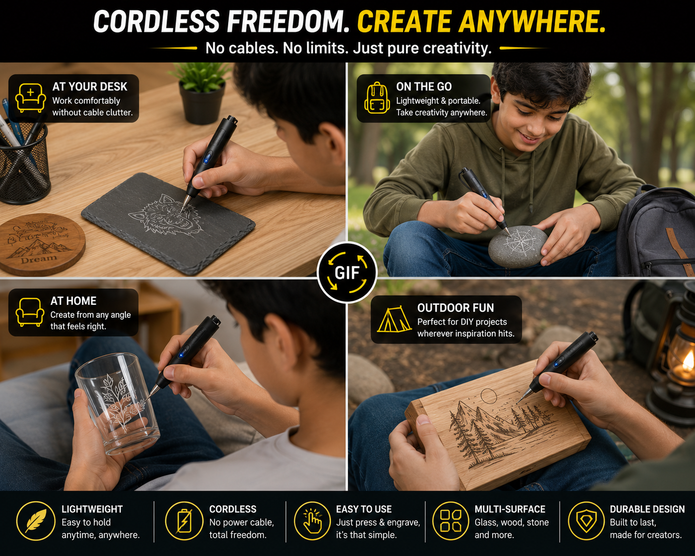 Engrave Pen | Turn Screen Time Into Creative Time