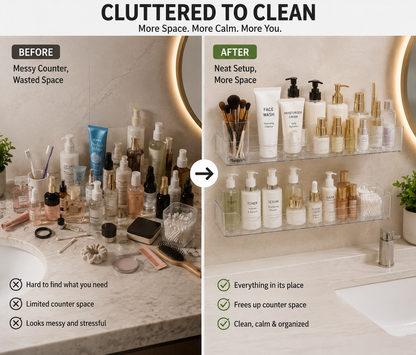 AquaLuxe Vanity Shelves  | Buy 1 Get 1 FREE