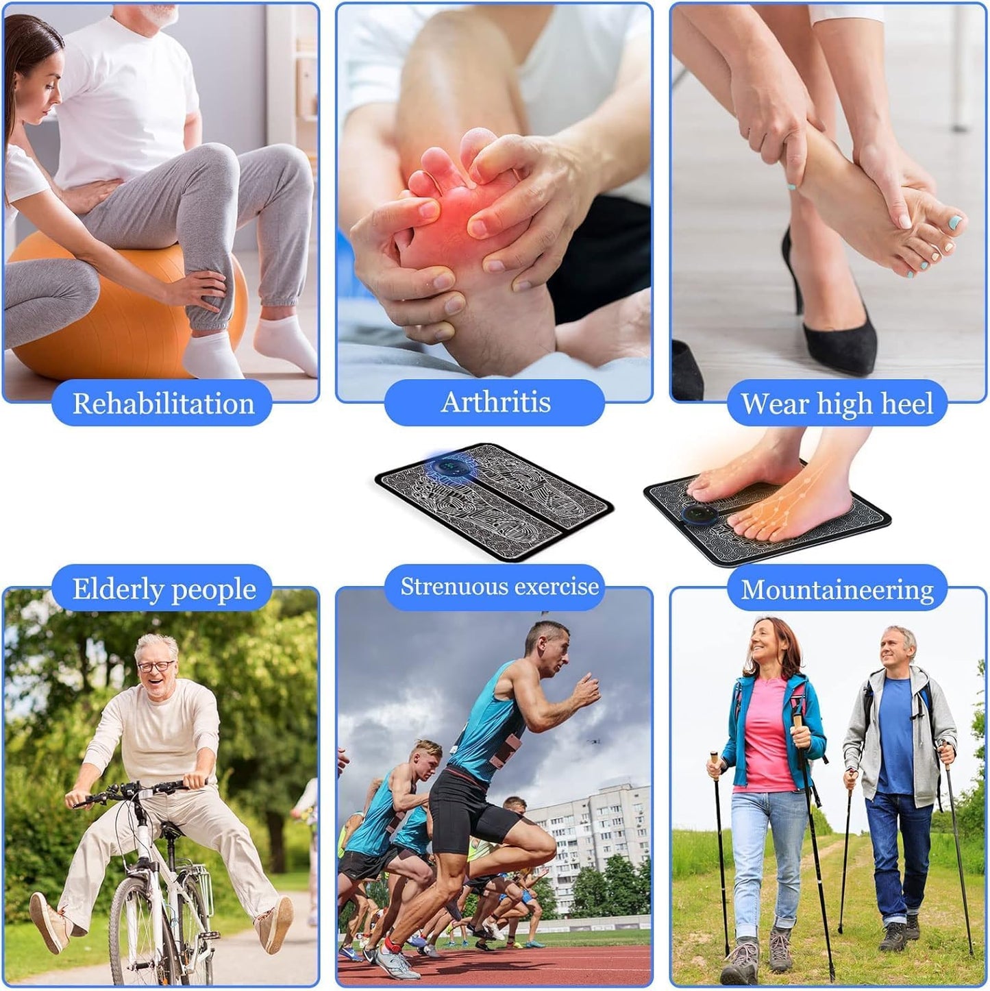 PulseRelief EMS Foot Massager | Free Cash On Delivery + Free Shipping