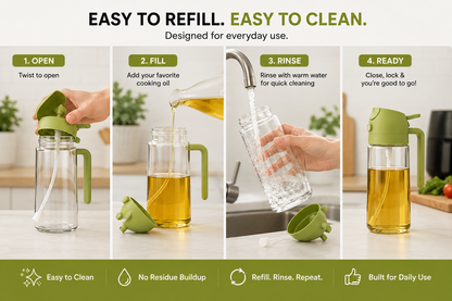 Aero Mist Pro Smart Oil Dispenser | Free Delivery + Cash On Delivery