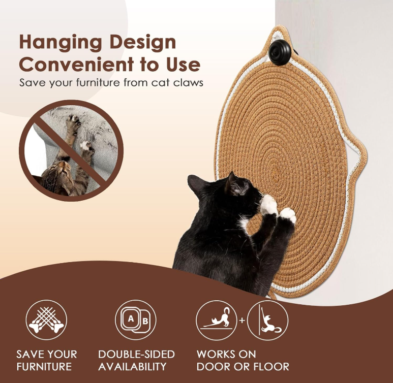 The Whiskers-Joy Cat Face Scratcher Mat | FREE Cash on Delivery Today