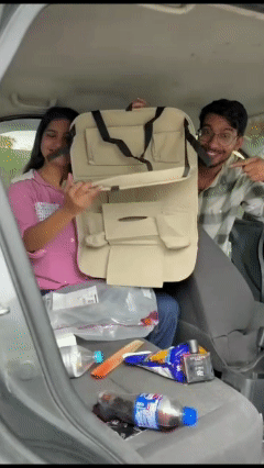 Aero Ride Premium Seat Organizer (Pack of 2) | Flat ₹1299 + FREE Cash on Delivery