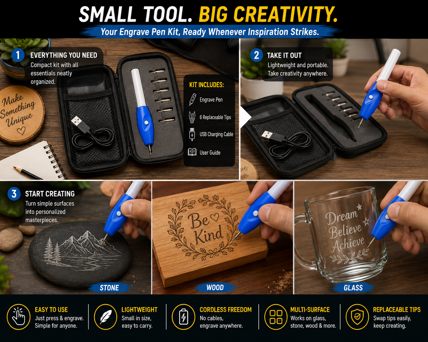 Engrave Pen | Turn Screen Time Into Creative Time