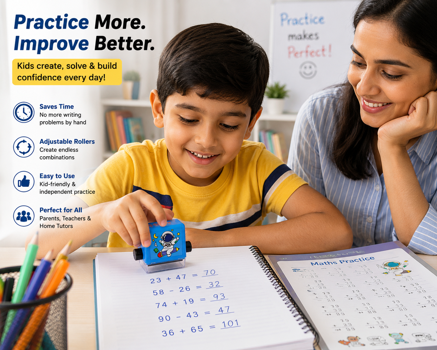 Math Sprint Digital Math Roller | Instantly Master Additions & Subtractions
