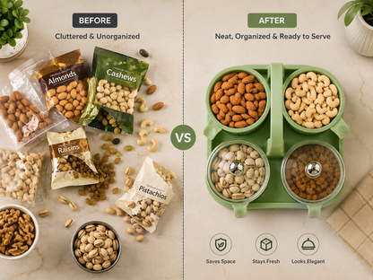 Heritage Dry Fruit Serving Set | Premium Gift Box (Free Shipping + COD)