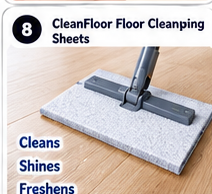 CleanFloor cleaning sheets visual