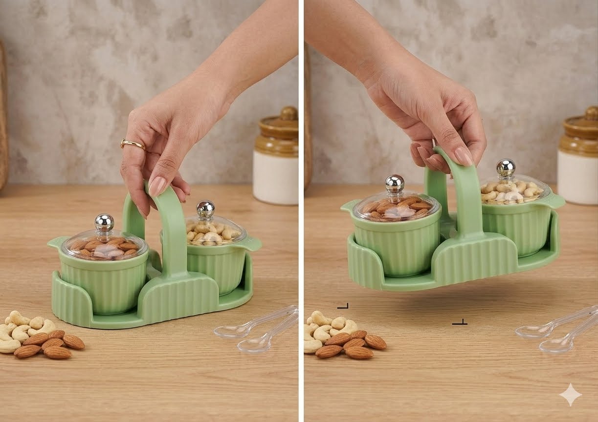 Heritage Dry Fruit Serving Set | Premium Gift Box (Free Shipping + COD)