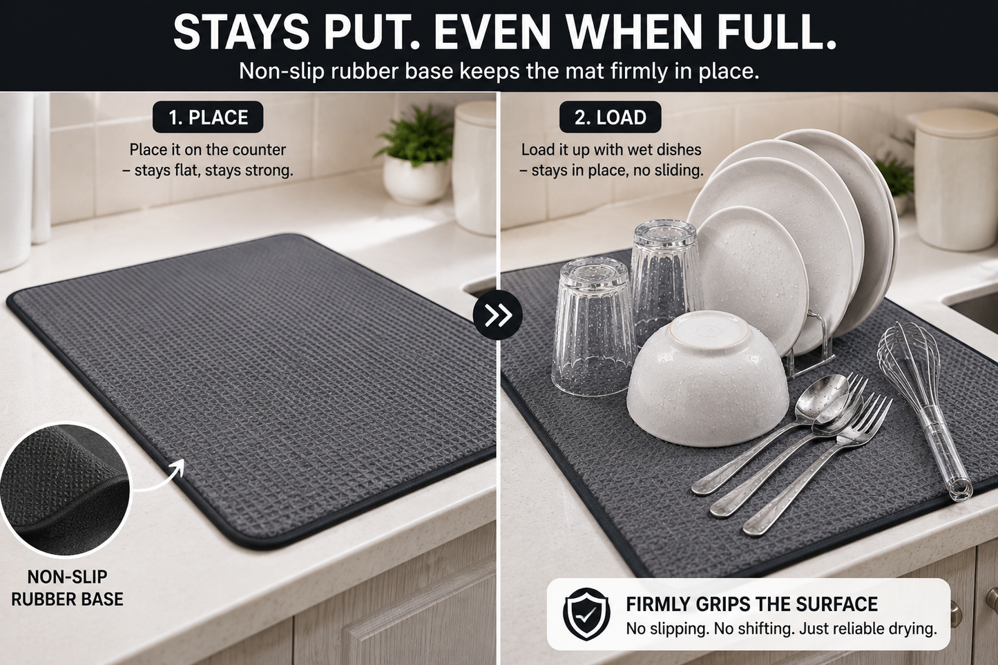 Aqua Dry Ultra Kitchen Mat (Pack of 2) | Get FREE Cash on Delivery Today