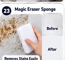Magic eraser sponge visual